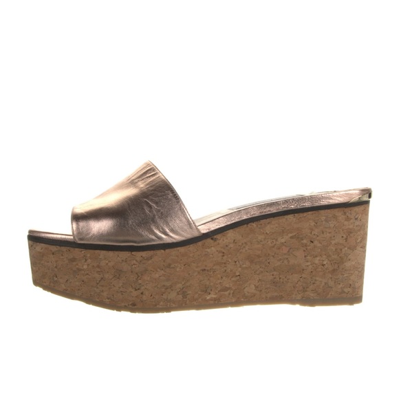 Jimmy Choo platform sandal wedges metallic - Picture 3 of 5